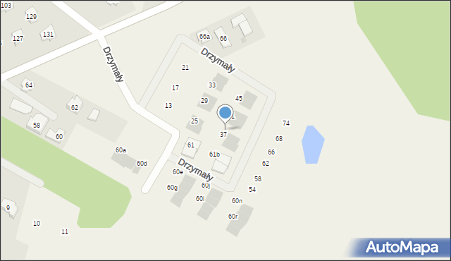 Lubajny, Drzymały Michała, 39, mapa Lubajny