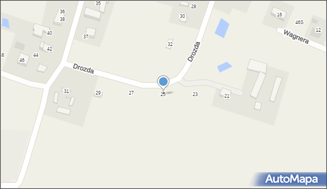 Maszewo, Drozda, 25, mapa Maszewo