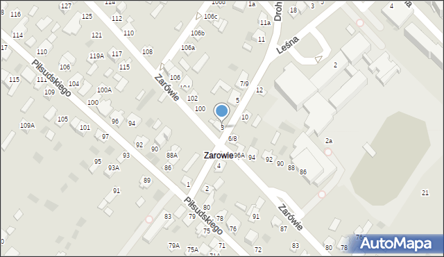 Międzyrzec Podlaski, Drohicka, 3, mapa Międzyrzec Podlaski