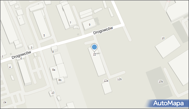 Myślenice, Drogowców, 12, mapa Myślenice