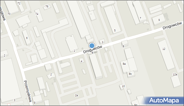 Myślenice, Drogowców, 6, mapa Myślenice