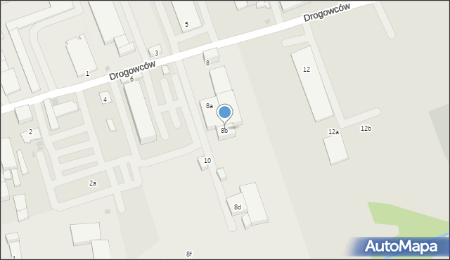 Myślenice, Drogowców, 8b, mapa Myślenice