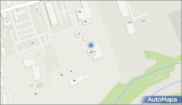 Myślenice, Drogowców, 8d, mapa Myślenice