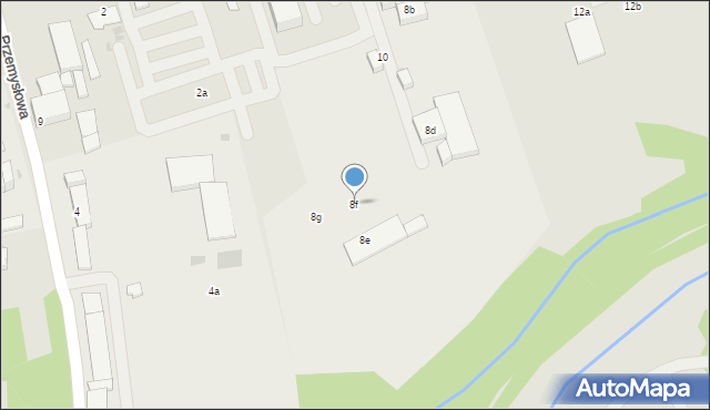 Myślenice, Drogowców, 8f, mapa Myślenice