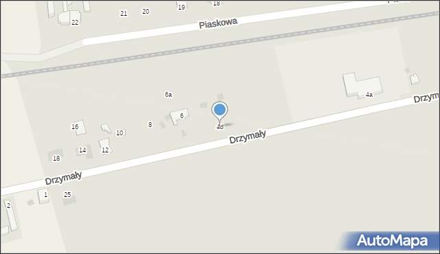 Nakło nad Notecią, Drzymały Michała, 4d, mapa Nakło nad Notecią