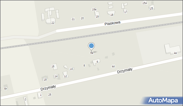 Nakło nad Notecią, Drzymały Michała, 6a, mapa Nakło nad Notecią
