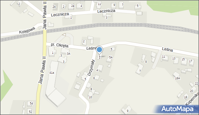 Nędza, Drzymały, 2, mapa Nędza