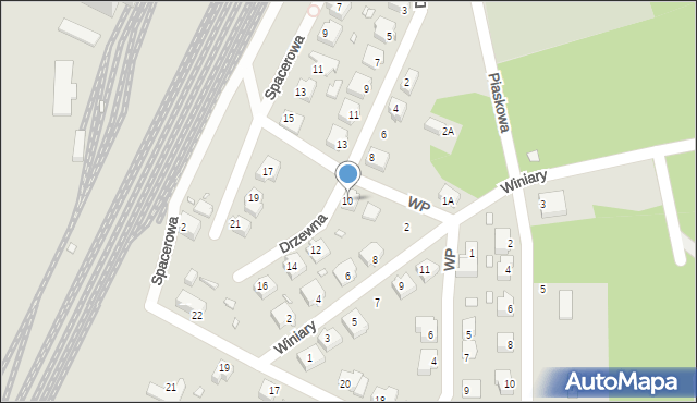 Nowogród Bobrzański, Drzewna, 10, mapa Nowogród Bobrzański