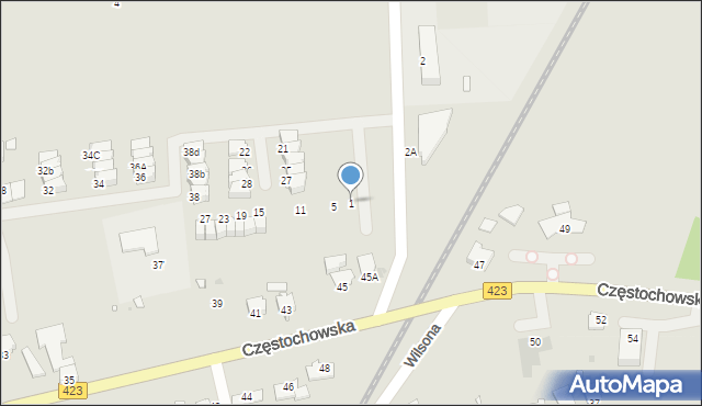 Opole, Drobiarska, 1, mapa Opola