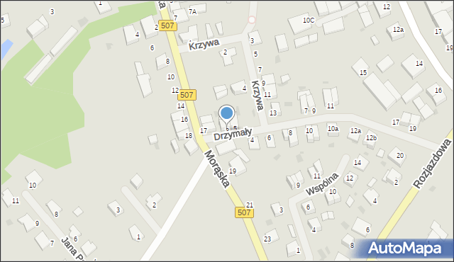 Orneta, Drzymały, 3, mapa Orneta