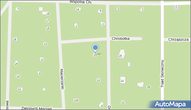 Osiedle Wilga, Drozdów, 13, mapa Osiedle Wilga