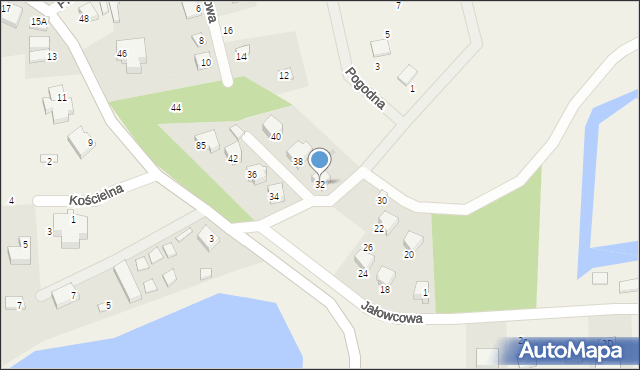 Ostrzyce, Droga Kaszubska, 32, mapa Ostrzyce