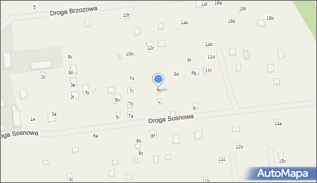 Oświno, Droga Sosnowa, 7h, mapa Oświno