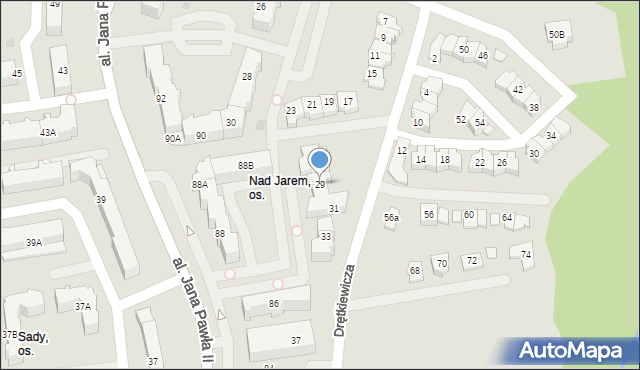 Płock, Drętkiewicza Andrzeja, 29, mapa Płock