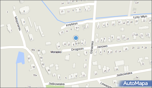 Poznań, Drogocin, 6, mapa Poznania
