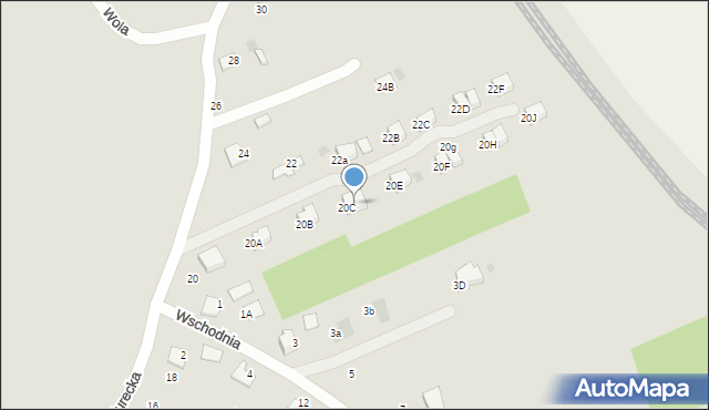 Przemyśl, Droga Hurecka, 20D, mapa Przemyśla