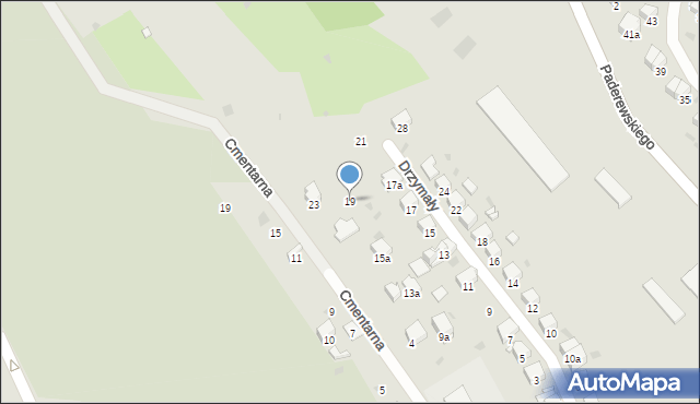Przemyśl, Drzymały Wojciecha, 19, mapa Przemyśla