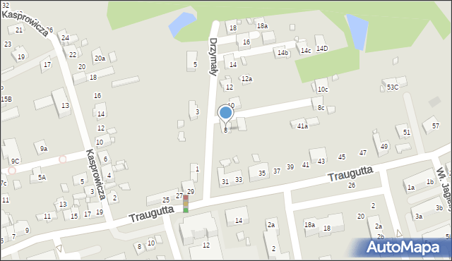 Pszów, Drzymały Michała, 8, mapa Pszów