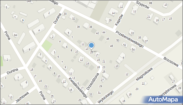 Puck, Drzeżdżona, 15, mapa Puck