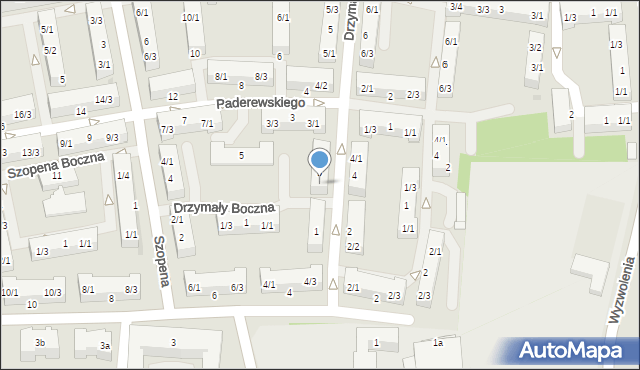 Pyskowice, Drzymały Michała, 3/1, mapa Pyskowice