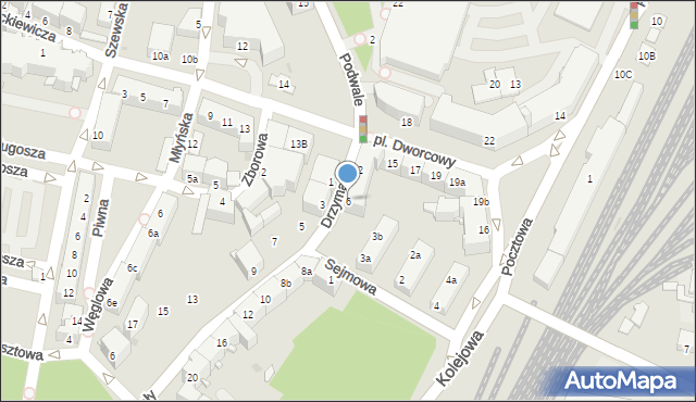 Racibórz, Drzymały Michała, 6, mapa Racibórz