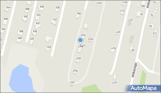 Radom, Drzymały Wojciecha Michała, 100e, mapa Radomia