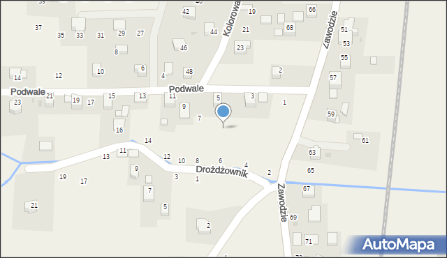 Radziszów, Drożdżownik, 6a, mapa Radziszów