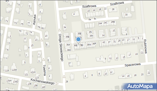 Rokitnica, Droga Juliusza Słowackiego, 36G, mapa Rokitnica