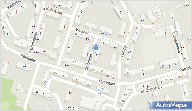 Rybnik, Drobnego Emila, 2, mapa Rybnika