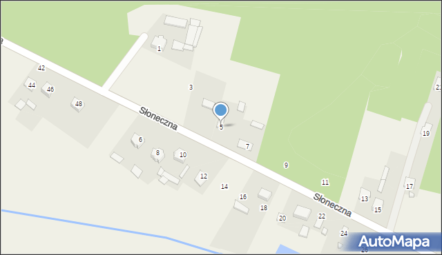 Sadowne, Drak, 5, mapa Sadowne