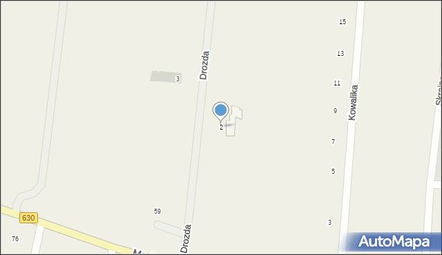 Skierdy, Drozda, 2, mapa Skierdy