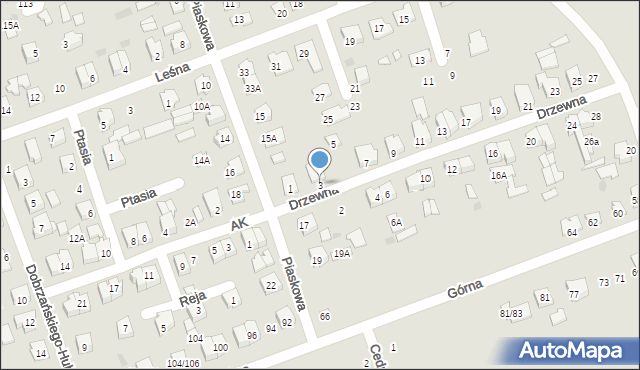 Sokółka, Drzewna, 3, mapa Sokółka