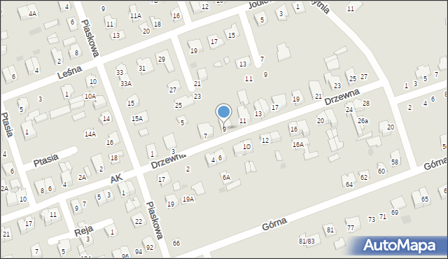 Sokółka, Drzewna, 9, mapa Sokółka