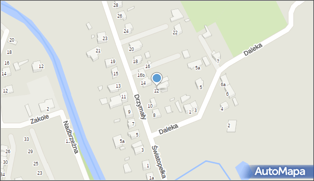 Stargard, Drzymały Michała, 12, mapa Stargard