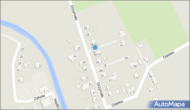 Stargard, Drzymały Michała, 20, mapa Stargard