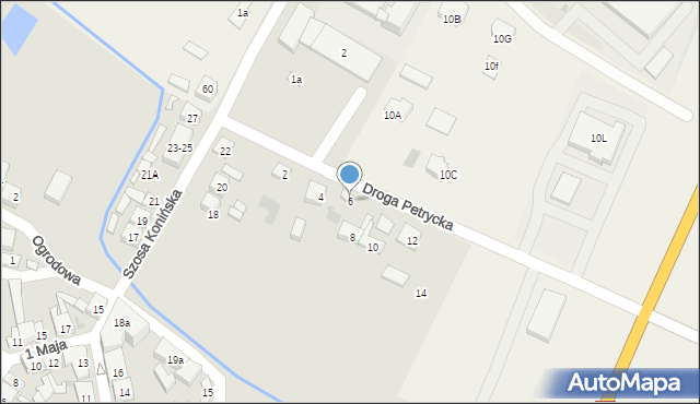 Stawiszyn, Droga Petrycka, 6, mapa Stawiszyn