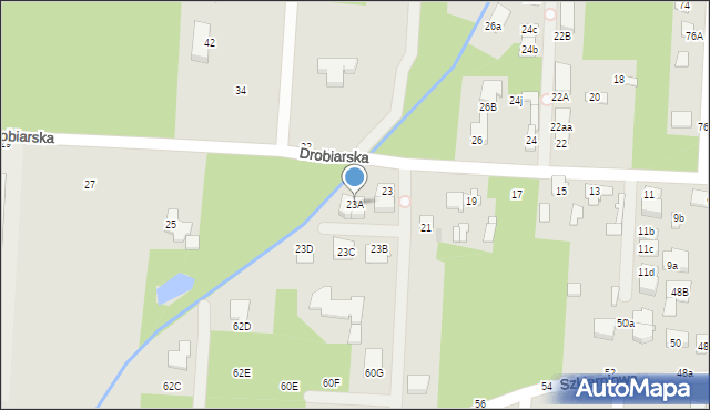 Sulejówek, Drobiarska, 23A, mapa Sulejówek