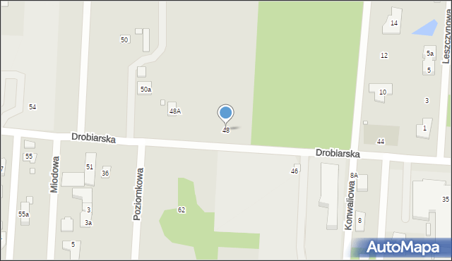 Sulejówek, Drobiarska, 48, mapa Sulejówek