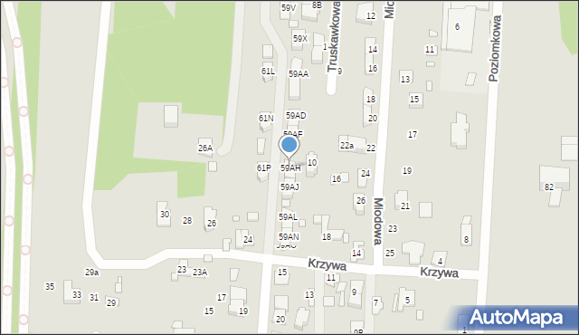 Sulejówek, Drobiarska, 59AH, mapa Sulejówek