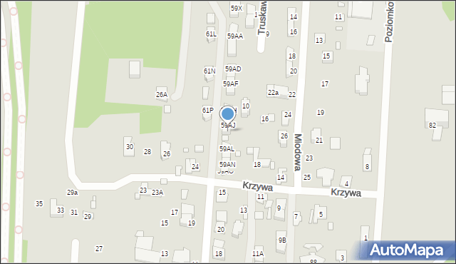 Sulejówek, Drobiarska, 59AK, mapa Sulejówek