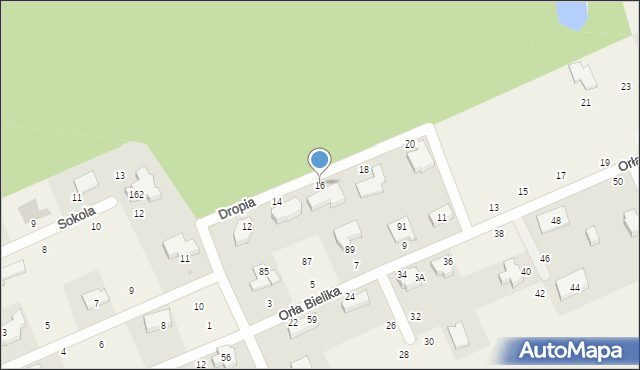 Sulmin, Dropia, 16, mapa Sulmin