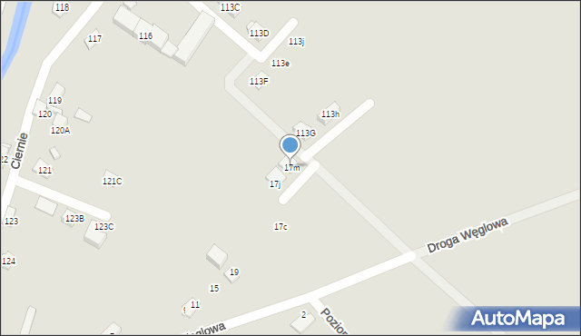 Świebodzice, Droga Węglowa, 17m, mapa Świebodzice