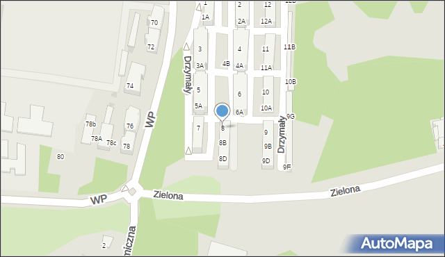 Świętochłowice, Drzymały Michała, 8, mapa Świętochłowice