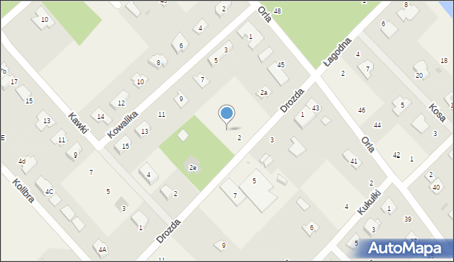 Szczęsne, Drozda, 2c, mapa Szczęsne