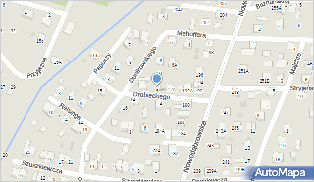 Tarnów, Drobieckiego Piotra, 5, mapa Tarnów