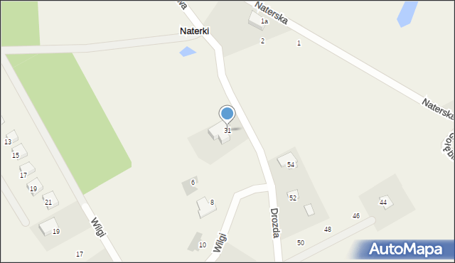 Tomaszkowo, Drozda, 31, mapa Tomaszkowo