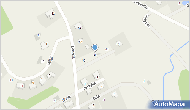 Tomaszkowo, Drozda, 48, mapa Tomaszkowo