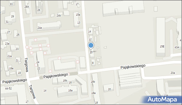 Toruń, Droga Trzeposka, 10, mapa Torunia