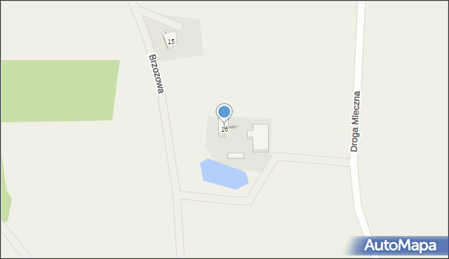 Tuchlino, Droga Mleczna, 16, mapa Tuchlino