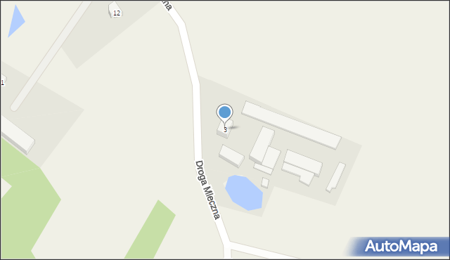 Tuchlino, Droga Mleczna, 3, mapa Tuchlino